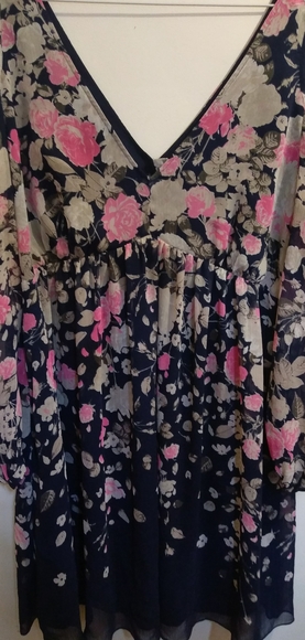 INC International Concept Floral Print Dress. - Picture 2 of 4